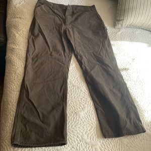 Brown carhartt relaxed fit pants